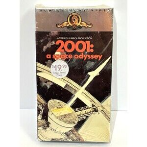2001: A SPACE ODYSSEY ORIGINAL VHS MGM/UA 1987 - Unopened-Factory Sealed